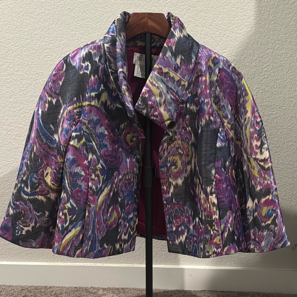 Colorful Patterned Jacket By Worth - image 1